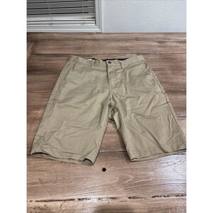 Volcom Mens Camo Ty  Shorts Size 30 Khaki